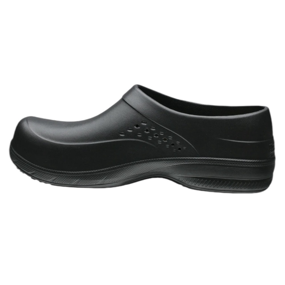 Tredsafe Black Unisex Pepper Slip Resistant Clogs